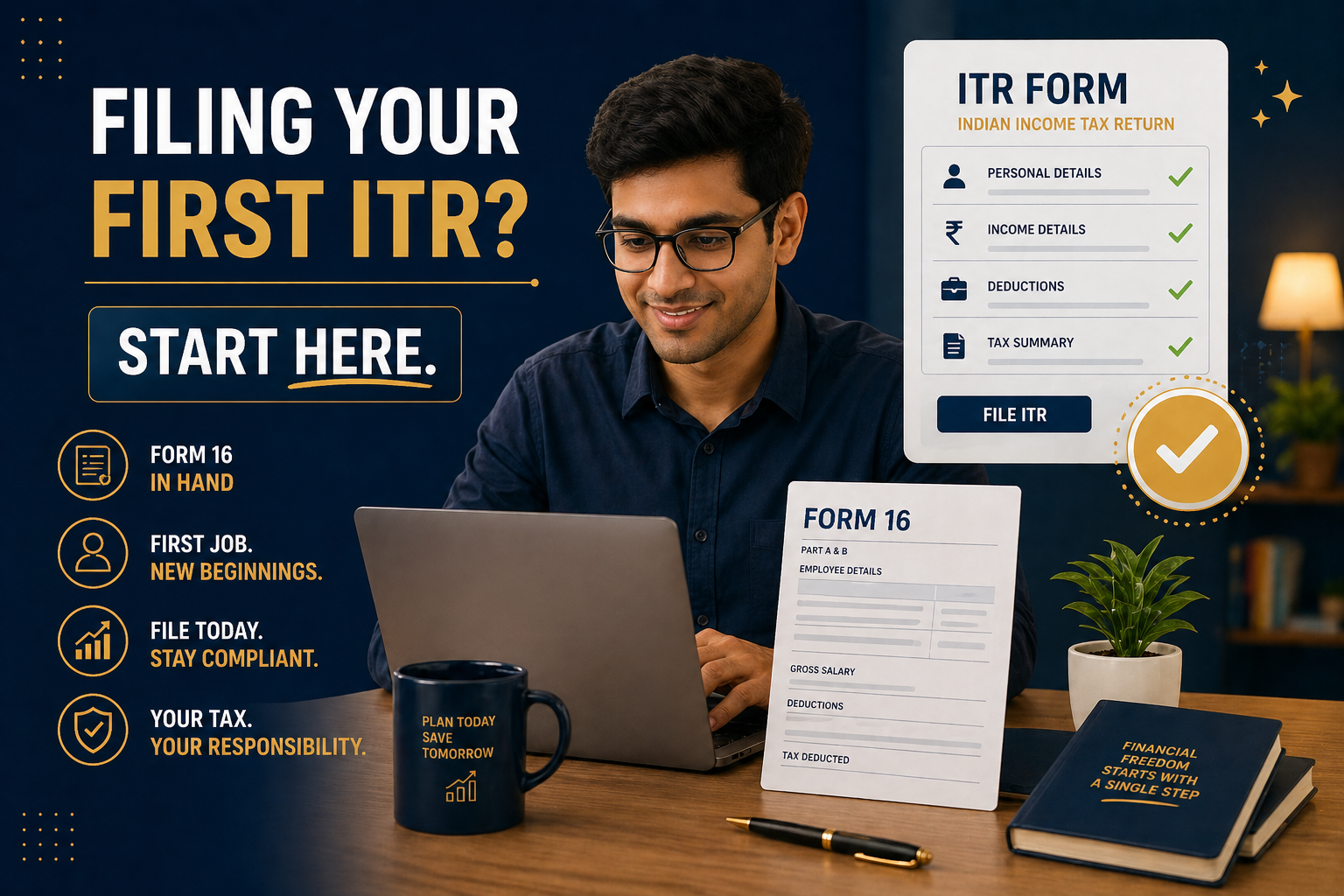 Itr Work First Time ITR Filing for Salaried Employees: A Beginner-Friendly Guide